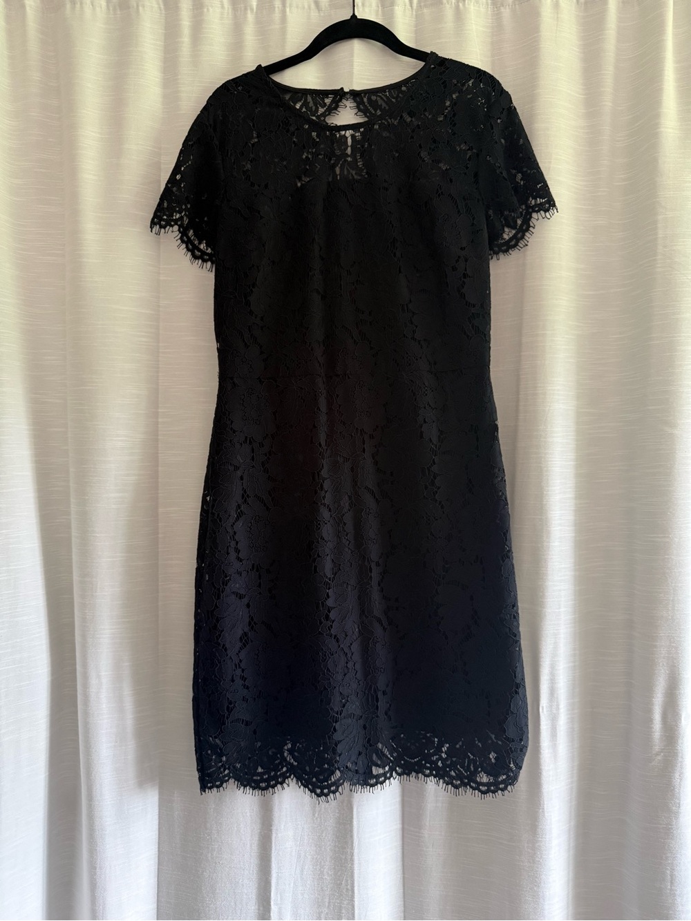 Banana Republic Black Lace Midi Dress